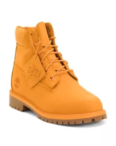 TIMBERLAND Botas de Cuero Premium Impermeables con Cordones (Niño Grande) - Imagen 1 de 2