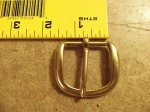 1 1/4" Solid Brass End Bar (Heel) Buckle (Pack Of 2) - Picture 1 of 1