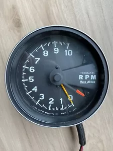Auto Meter Tachometer 10,000 RPM Monster 5" Display Face Used See Photos & Disc - Picture 1 of 4