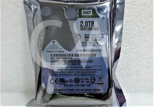 WD20NPVX Western Digital GREEN 2TB 5.4K RPM 6Gb/s 2.5" SATA HDD Hard Drive - Picture 1 of 2