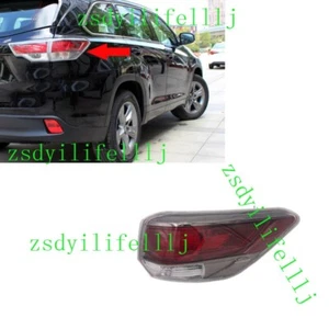 1x For Toyota Highlander 2014 2015 2016 Rear Right Outer Taillight Light Cover - Picture 1 of 1
