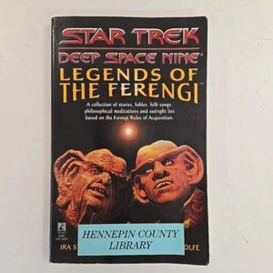 Legends of the Ferengi Star Trek Deep Space Nine Quark Behr Ira Steven Wolfe - Picture 1 of 5