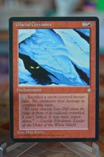 1 x nm glacial crevasses ice age iceage mtg Magic the Gathering