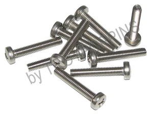 10-SS M6-1.0 X 35MM PPH PPHILLIPS PAN CABEZAL MÁQUINA TORNILLOS ACERO INOXIDABLE TIPO A2 - Imagen 1 de 1