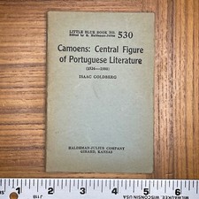 1924 Little Blue Book #530 Camoens: Central Figure of Portuguese Literature.