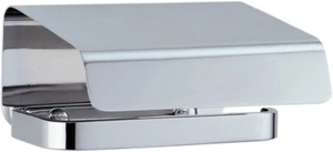 COOMBO DESIGN art W4291-LINEA"TIME" PORTA ROTOLO CON COPRIROTOLO IN OTTONE CROMO - Picture 1 of 1