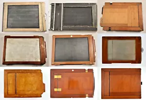 ANTIQUE DARK SLIDE PHOTOGRAPH IMAGE FILM HOLDER – VARIOUS AVAILABLE - Picture 1 of 157