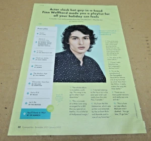 Finn Wolfhard Stranger Things 2022 ritaglio stampa originale come nuovo - Foto 1 di 1