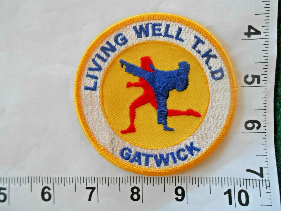 Living Well  Tae Kwon-Do Patch  Gatwick  free shipping   see description - Image 1 of 1