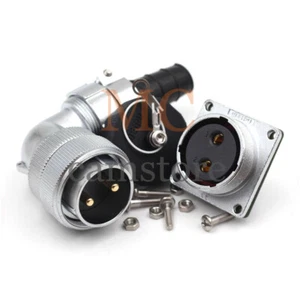 WF28 WEIPU 2Pin Panel Mount Waterproof IP67 ,50A Electrical Wire Cable Connector - Picture 1 of 6