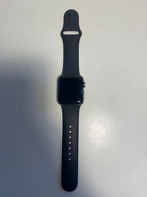 Apple Watch Series 3 38mm Cassa Grigio Siderale in Alluminio, Cinturino in... - Immagine 1 di 4