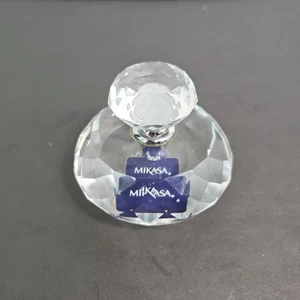 Mikasa Crystal Savoy Perfume Bottle with Stopper - Picture 1 of 5