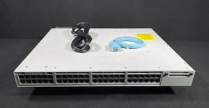 48-portowy przełącznik sieciowy Cisco C9300-48U-A Gig UPoE - wysyłka tego samego dnia - Zdjęcie 1 z 5