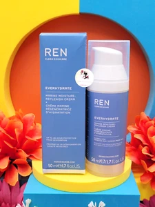REN Clean Skincare EVERHYDRATE Marine Moisture-Replenish Cream 1.7 fl oz/50 ml - Picture 1 of 4