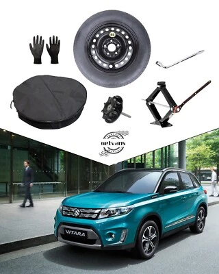 Ersatzrad Notrad 17" fur SUZUKI VITARA mit Wagenheber Schlüssel Tasche+ Schraube - Bild 1 von 4
