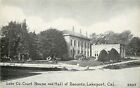 Vintage Postcard 2307; Lake County Court House & Hall Of Records, Lakeport Ca