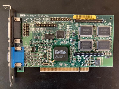 Matrox Mystique 220 PCI 4MB 644-03 [+ Manual !!] Scheda Grafica Vintage (1997) - Immagine 1 di 4