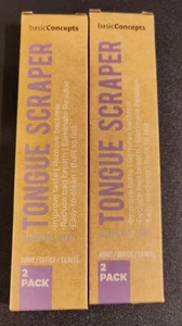 2 x Basic Concepts Tongue Scraper (2 Pack) - 4 total - Picture 1 of 4