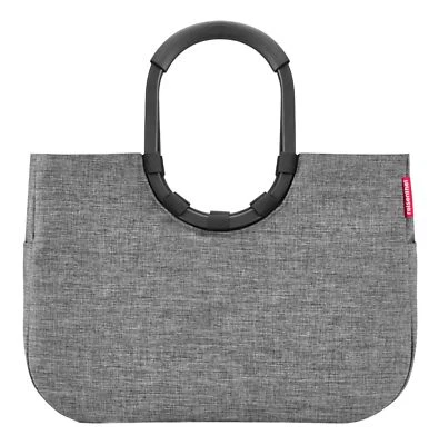 reisenthel Loopshopper L Shopper Schultertasche Tasche Twist Silver grau schwarz - Bild 1 von 4