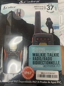 Cobra Waterproof Walkie Talkie Radio - Picture 1 of 3