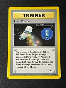 Heal Powder┃104/105┃Neo Destiny┃Pokemon Card┃WOTC┃Common┃Near Mint - Imagen 1 de 2