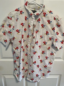 Large PlayStation button down Shirt - Picture 1 of 6