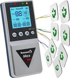 TESMED Max 830 Professional Muscle Electrostimulator Tens EMS Massage - Picture 1 of 6