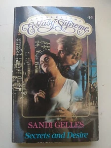 Secrets And Desire By Sandi Gelles Candlelight Ecstasy Supreme 44 - Picture 1 of 2