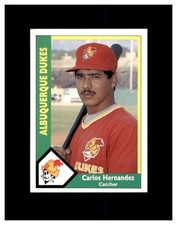 1990 CMC #16 Minors Carlos Hernandez Albuquerque Dukes