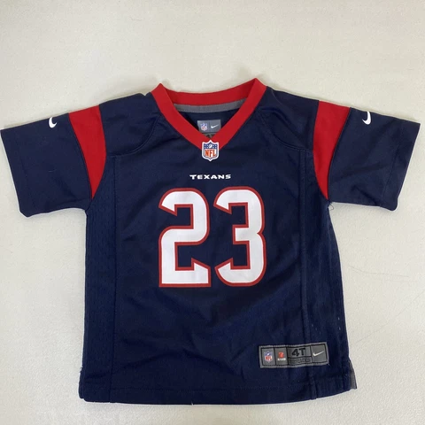 NFL Nike Kids Size 4T Blue Houston Texans Arian Foster #23 Jersey Cover