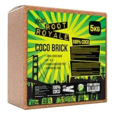 ROOTS ROYALE Bale Coco Coir 5KG  11-lbs. Block  Soiless Growing Media FAST SHIP - Image 1 of 4