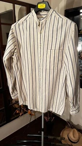 Vintage INC International Concepts Hemd Herren Gr. M blau weiß gestreift 100% Co - Bild 1 von 18