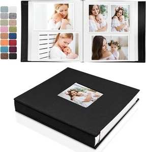 Large Photo Album Self Adhesive with Picture Display Window DIY Scrapbook Album - Picture 1 of 7