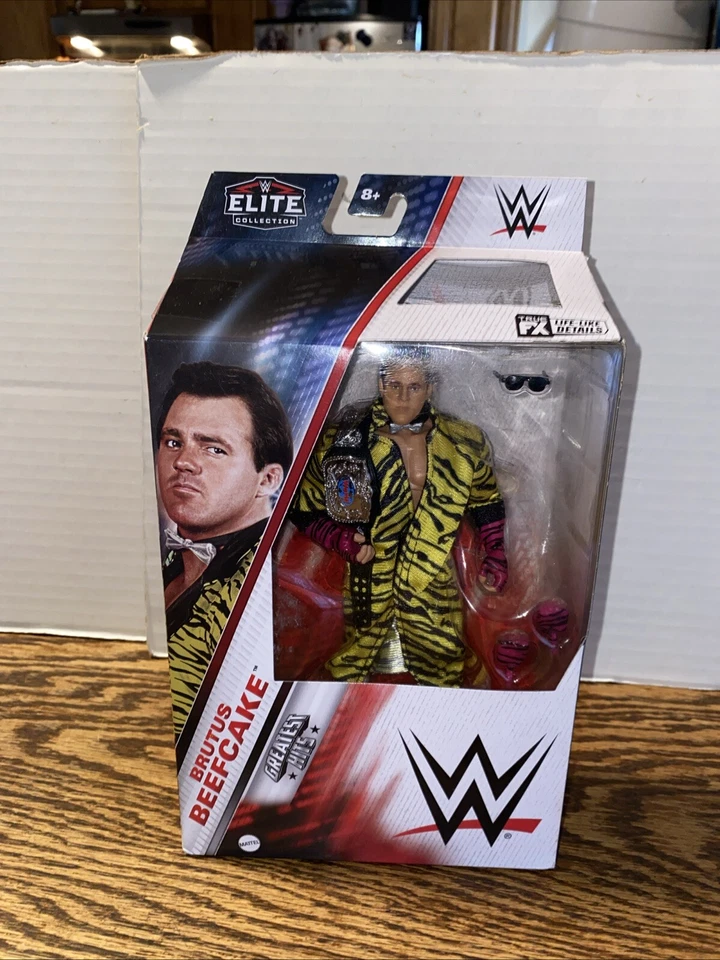 Brutus Beefcake WWE Elite Collection Action Figure Mattel 2023 HTX26 Open Box
