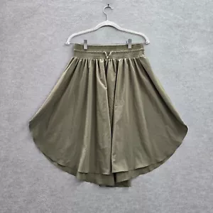 Lululemon Women Skirt 8 Olive The Everyday Circle Travel Drawstring - Picture 1 of 7