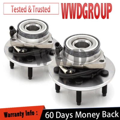2x Front Wheel Hub Bearing For 2000-2002 Ford Expedition Lincoln Navigator 4WD Foto 1 de 4