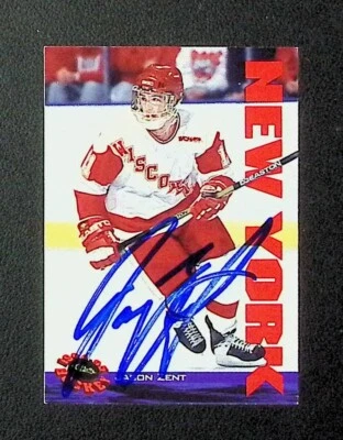 Jason Zent Islanders Autographed 1994 Classic #117 w/COA 020225DMCD23 - Image 1 of 2