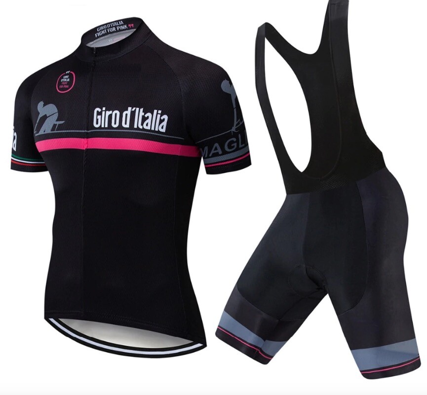 Set Ciclismo Uomo Santic - Salopette Corta E Maglietta, Tessuto Traspirante, Asciugatura Rapida, Taglia M Verde