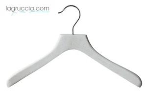 Gruccia in legno bianco decapato Uomo - Donna cm 42 Pezzi 5 lagruccia.com - Foto 1 di 4