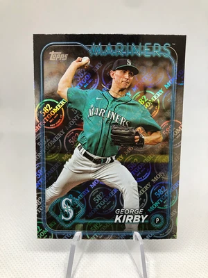 George Kirby 2024 Topps Montgomery Club Foil Card #75 Mariners - Image 1 of 2