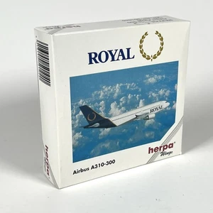 Herpa Wings 501040 Royal Aviation Airbus A310-300 1:500 Diecast Model New! - Picture 1 of 14