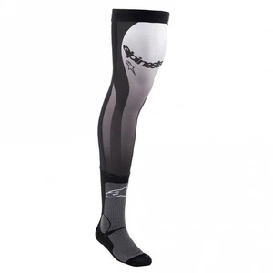 Alpinestars (Adult) Socks - Knee Brace (Black/White) - Picture 1 of 1