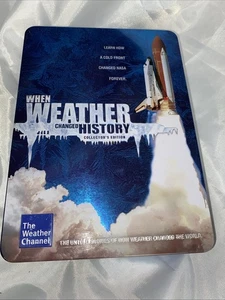 When Weather Changed History 5 Discs NASA Meteorology Tin Case Educational Set - Picture 1 of 3