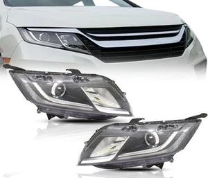 For Honda Odyssey 18-21 Halogen Headlights Assembly Left&Right Sides, w/DRL - Picture 1 of 9