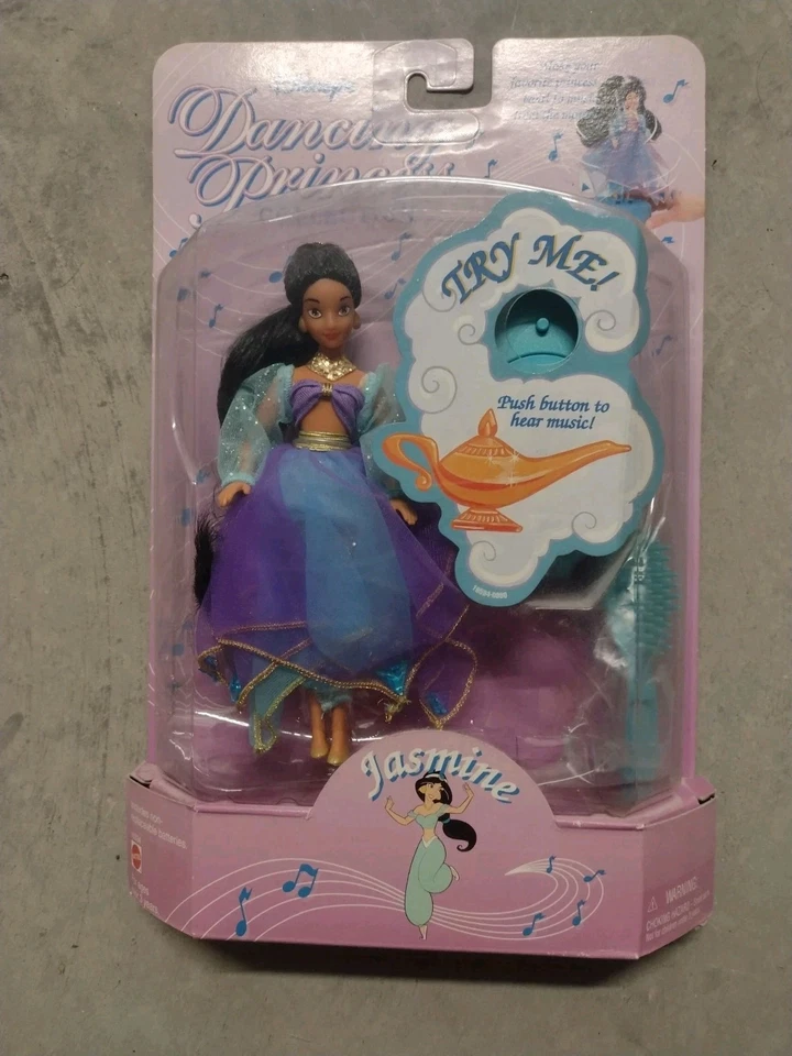 RARE 1996 Mattel Disney Dancing Princess Collection Jasmine Aladdin