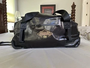 Harley-Davidson 120th Anniversary 25" Waterproof Wheeling Duffel Bag EUC - Picture 1 of 9