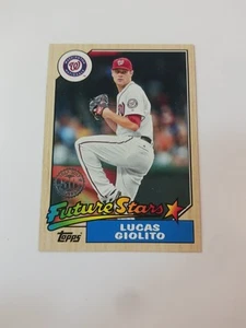 2017 Topps Lucas Giolito 30th Anniversary Future Stars #87-83 Baseball Nationals - Bild 1 von 2