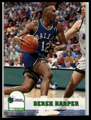 1993-94 Hoops #45 Derek Harper - Image 1 of 2