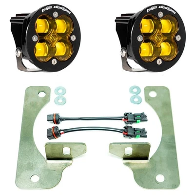 Baja Designs 447723 Squadron-R Sae Fog Pocket Light Kit for Jeep Wrangler JL - Image 1 of 4