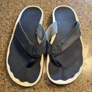 OluKai Kukulu Shoes Mens Size 11 Flip Flop Sandals Waterproof Rubber Comfort - Picture 1 of 6